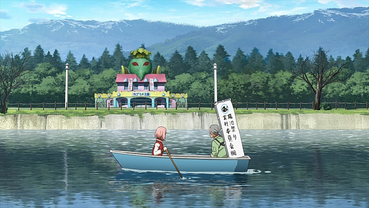 Sakura Quest kể về quá trình tái thiết thị trấn Manoyama của Yuno và nhóm bạn nữ sakura-quest